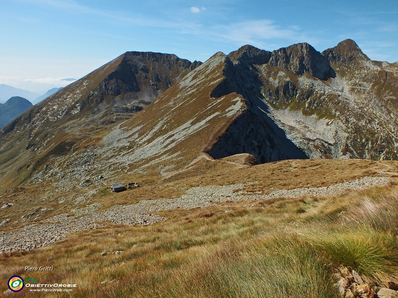 38 Biv. Pedrinelli, Passo di Publino,  Cheirico, Corno Stella.JPG